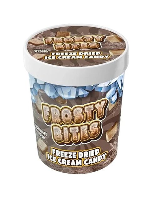 Chocolate Dried Ice Cream Frosty Bites