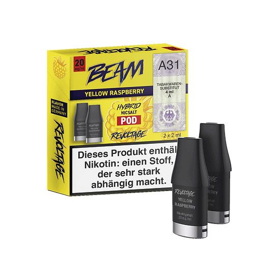 Yellow Raspberry Revoltage Pod Beam Dual