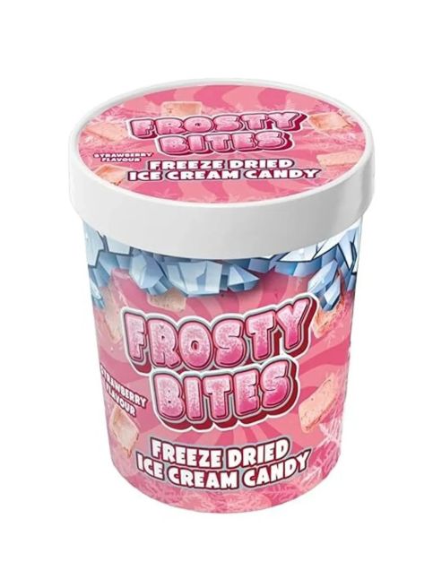 Strawberry Dried Ice Cream Frosty Bites